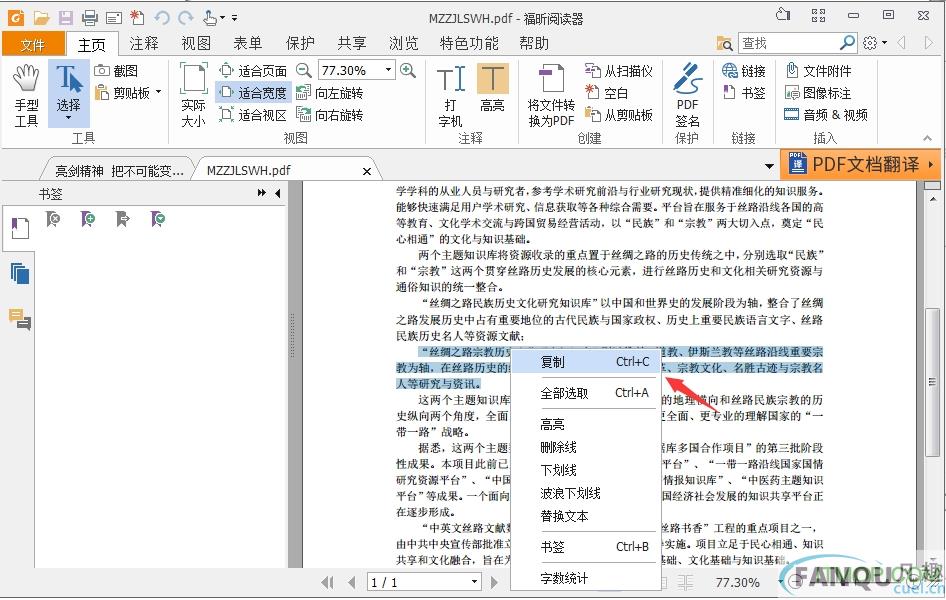 福昕PDF阅读器(Foxit Reader)